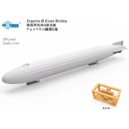 DIRIGIBLE Zeppelin Clase Q Class & Royal Aircraft Factory B.E.2c -Escala 1/700- SNOWMAN MODEL SP-7056