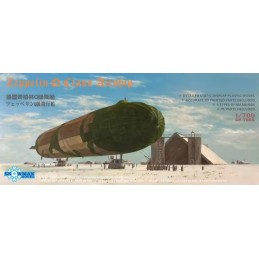 DIRIGIBLE Zeppelin Clase Q Class & Royal Aircraft Factory B.E.2c -Escala 1/700- SNOWMAN MODEL SP-7056