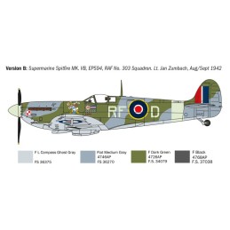 SUPERMARINE SPITFIRE Mk-V / Mk-IX Aces -Escala 1/72- Italeri 1482