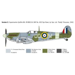 SUPERMARINE SPITFIRE Mk-V / Mk-IX Aces -Escala 1/72- Italeri 1482