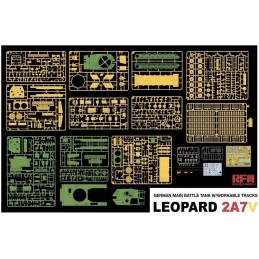 CARRO COMBATE LEOPARD 2 A7 -Escala 1/35- Rye Field Model RFM5109