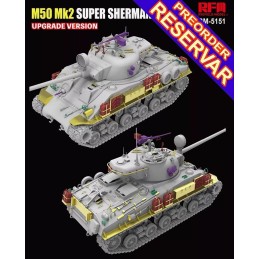 CARRO DE COMBATE M-50 Mk.2 Super Sherman (M4A4) UPGRADE VERSION -Escala 1/35- RyeField Model 5151
