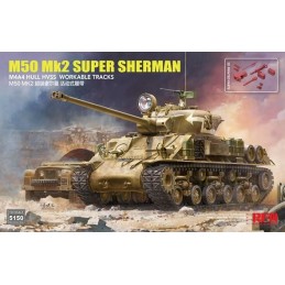 CARRO DE COMBATE M-50 Mk.2 Super Sherman (M4A4) -Escala 1/35- RyeField Model 5150