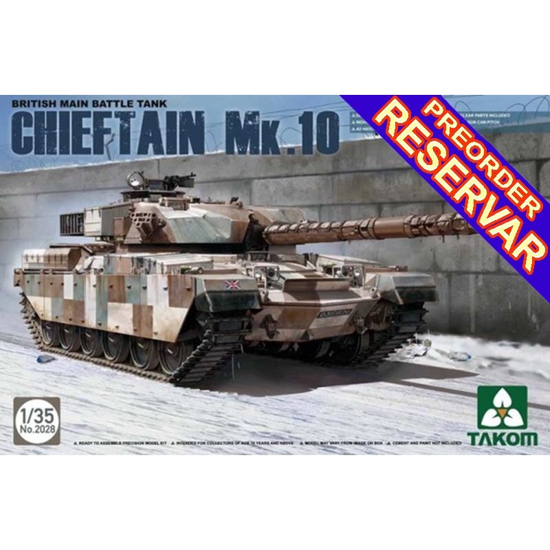CARRO DE COMBATE CHIEFTAIN MK.10 -Escala 1/35- Takom 2028