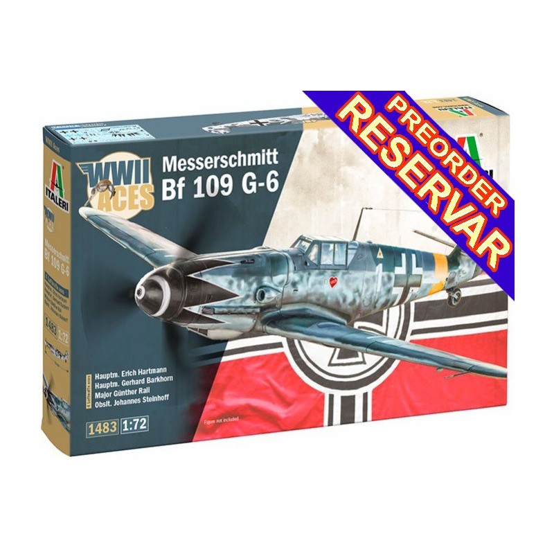 MESSERSCHMITT Bf-109 G-6 -Escala 1/72- Italeri 1483