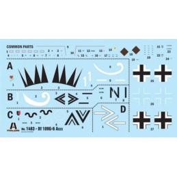 MESSERSCHMITT Bf-109 G-6 -Escala 1/72- Italeri 1483