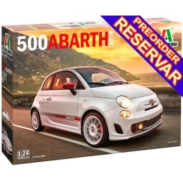 FIAT 500 Abarth (2008) -Escala 1/24- Italeri 3678