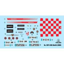 FIAT 500 Abarth (2008) -Escala 1/24- Italeri 3678