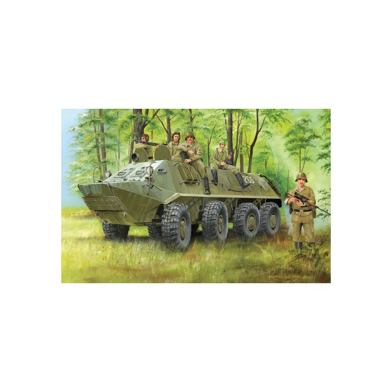 TRANSPORTE DE TROPAS BTR-60 PA -Escala 1/35- Trumpeter 01543