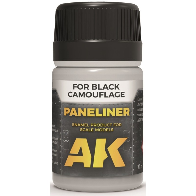 PANELINER CAMUFLAJES NEGROS (35 ml) - AK Interactive 2075