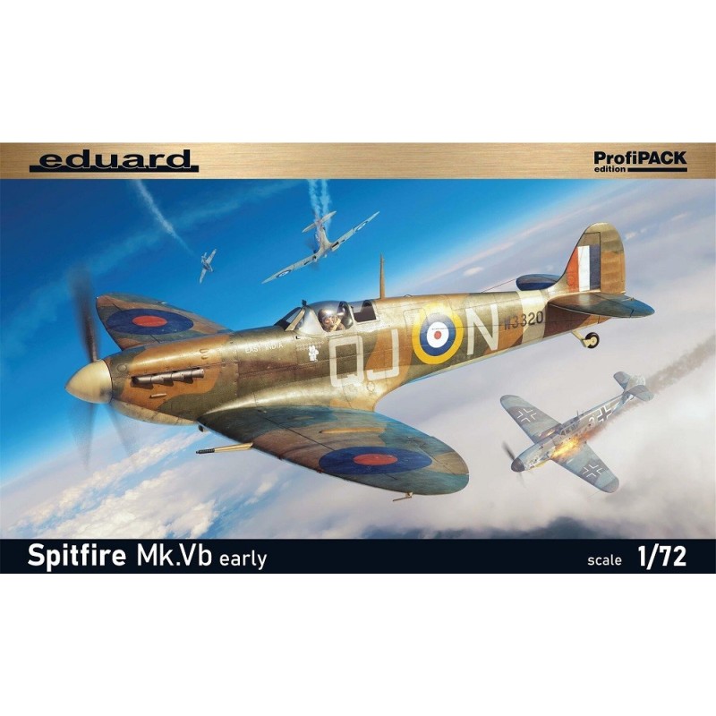 SUPERMARINE SPITFIRE Mk-Vb Early -Escala 1/72- Eduard 70205