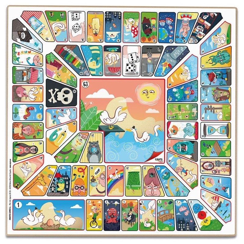 PARCHIS - OCA CON ACCESORIOS (Tablero 40 x 40  mm) - Cayro 095