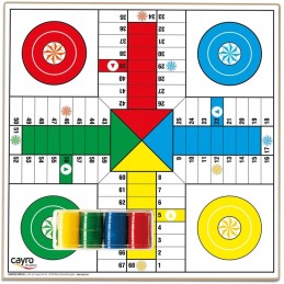PARCHIS - OCA CON ACCESORIOS (Tablero 40 x 40  mm) - Cayro 095