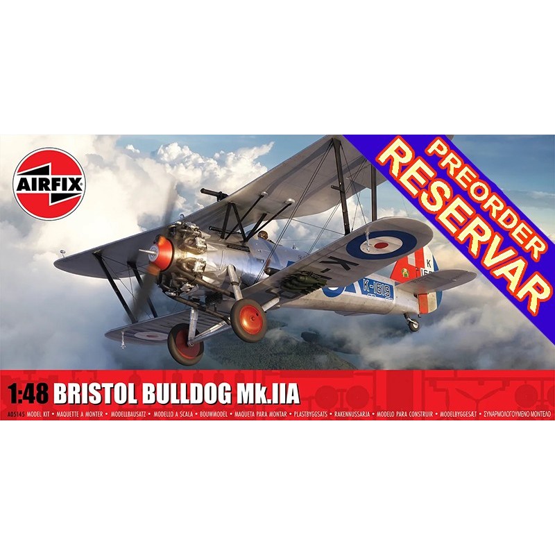 Bristol Bulldog Mk.IIA -Escala 1/48- Airfix A05145