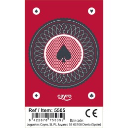 BARAJA POKER 100% PLASTICO - CAYRO 5505