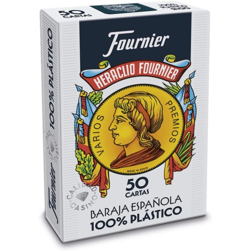 NAIPES - BARAJA ESPAÑOLA 100% PLASTICO - HERACLIO FOURNIER