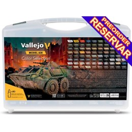 Maletín Colores MODEL AIR (80 colores - 18 ml) - Acrylicos Vallejo 71171