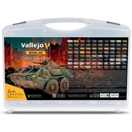 Maletín Colores MODEL AIR (80 colores - 18 ml) - Acrylicos Vallejo 71171
