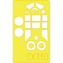 MASCARA CABINA P-47 D-20 -Escala 1/72- Eduard CX110