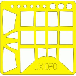 MASCARA CABINA P-47 D-20 -Escala 1/32- Eduard JX070