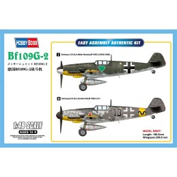 MESSERSCHMITT Bf 109 G-2 -Escala 1/48- Hobby Boss 81750