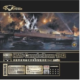 DESTRUCTOR H.M.S. CAMPBELTOWN 1942 -Escala 1/700- FlyHawk FH1105S