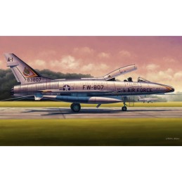 NORTH AMERICAN F-100 F Super Sabre -Escala 1/48- Trumpeter 02840