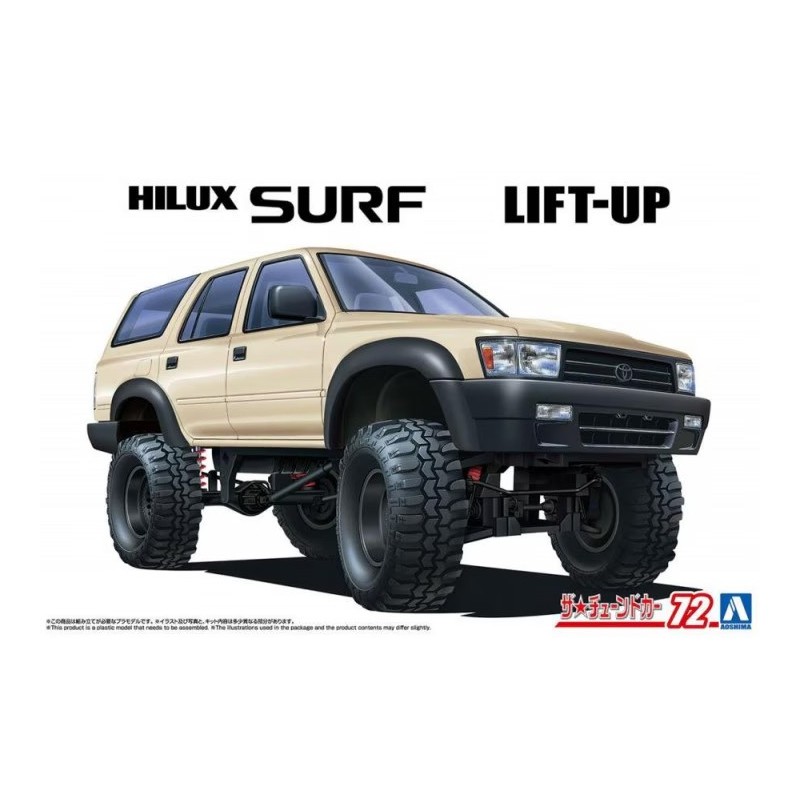 VZN130G HILUX SURF LIFT UP 1991 -Escala 1/24- Aoshima 06991