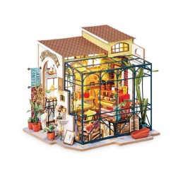 AMBIENTE EMILYS FLOWER SHOP DIY MINIATURE HOUSE 449 PZS