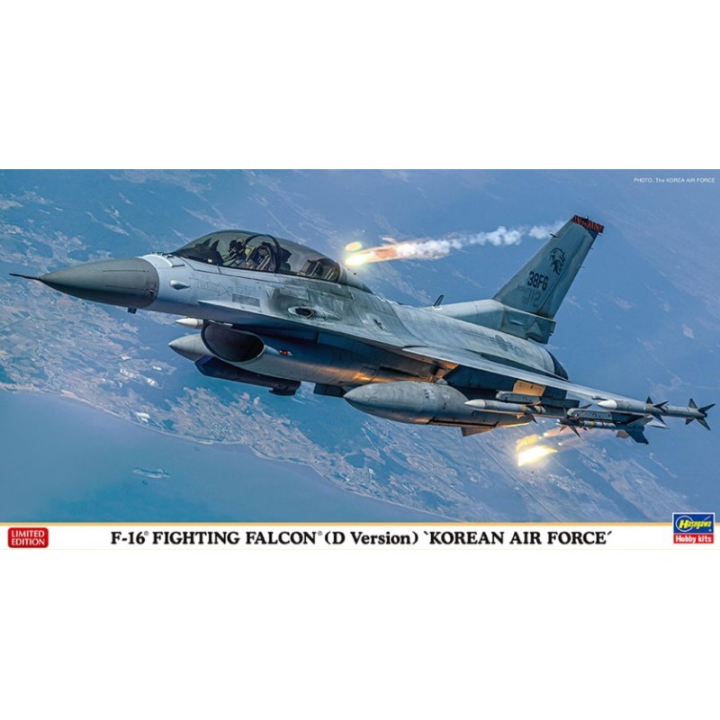 LOCKHEED MARTIN F-16 D Fighting Falcon "Korean Air Force" -Escala 1/48- Hasegawa 07512