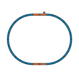 CONJUNTO DE INICIACION LOCOMOTORA VAPOR - ESCALA H0 - 97933