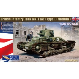 CARRO DE COMBATE INFANTERI Mk-I (A11 Type I) Matilda I -Escala 1/35- Gecko Model 35-GM0063