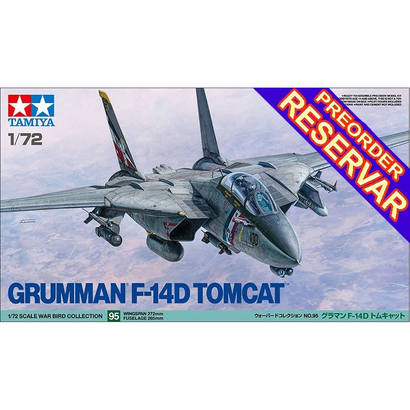 GRUMMAN F-14 D Tomcat -Escala 1/72- Tamiya 60795