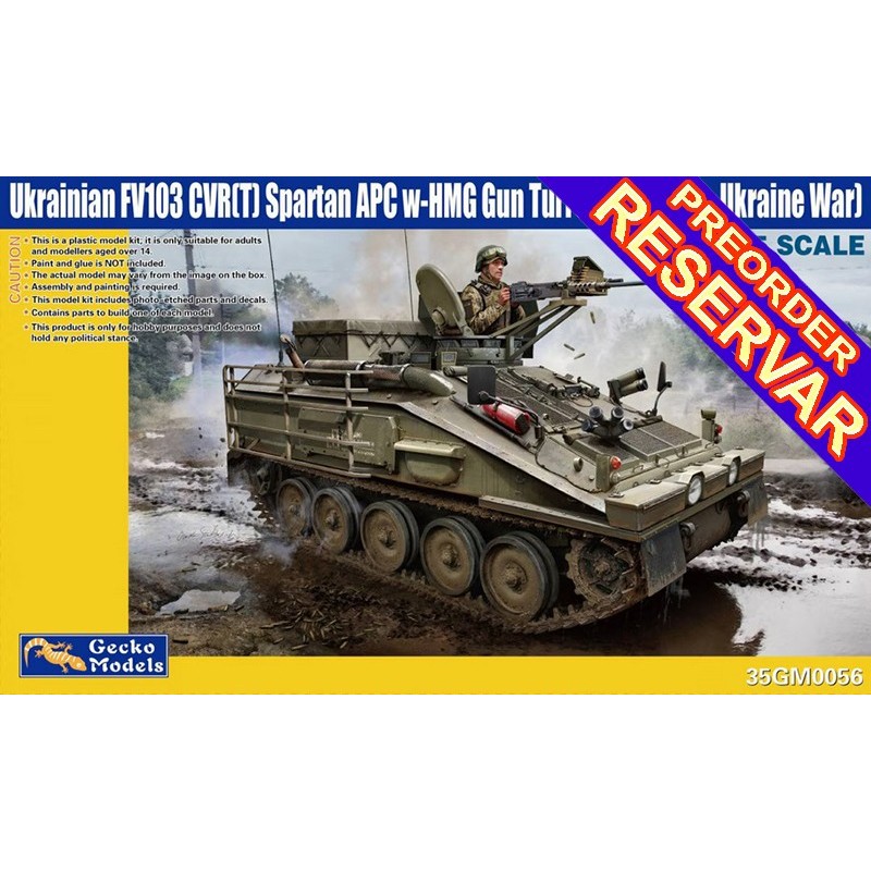 TRANSPORTE DE TROPAS FV103 CVR(T) Spartan (UKRANIA) -Escala 1/35- Gecko Models 35GM0056