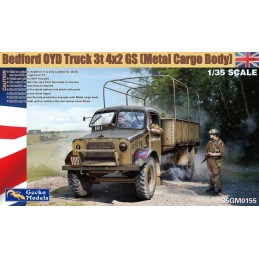 BEDFORD OYD 3t 4x2 GS (Metal Cargo Body) -Escala 1/35- Gecko Model 35GM0155