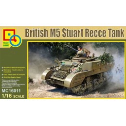 CARRO DE RECONOCIMIENTO M-5 STUART -Escala 1/16- Classy Hobby 16011