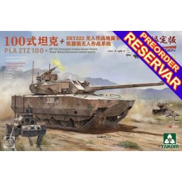 CARRO DE COMBATE ZTZ 100, VEHICULO AUTONOMO ZRY-222 & Robot Wolves -Escala 1/35- Takom 2222X