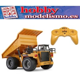 CAMION VOLQUETE HUINA 1534  ESCALA 1/18 9 CANALES