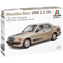 MERCEDES BENZ 190E 2.3 16v -Escala 1/24- Italeri 3624