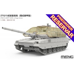 CARRO DE COMBATE ZTQ15 & Cage Armor -Escala 1/35- MENG MODEL ES-010