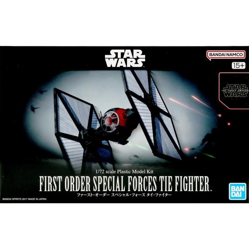 STAR WARS: TIE-FIGHTER "First Order Special Forces" -Escala 1/72- Bandai 5064103
