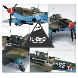 ILYUSHIN Il-2m3 Shturmovik "Berlin 1945" -Escala 1/48- Academy 12357