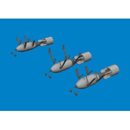 SET BOMBAS 250 lb MC Britanicas (P-40) -Escala 1/48- Eduard 6481082