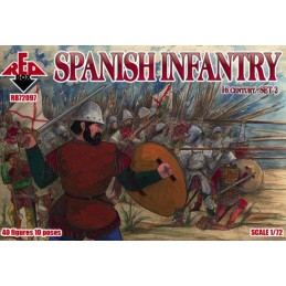 INFANTERIA ESPAÑOLA SET 2 (Siglo XVI) -Escala 1/72- Red Box 72097