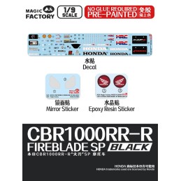 Honda CBR1000RR-R Fireblade SP (Pre-pintada) -Escala 1/9- Magic Factory 1405