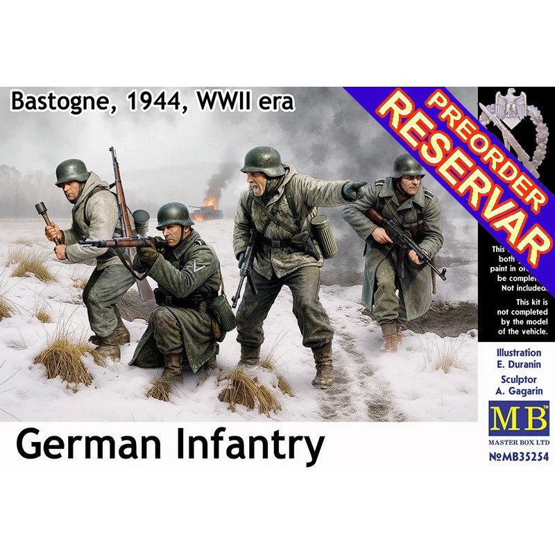 INFANTERIA ALEMANA (Bastogne, 1944) -Escala 1/35- Master Bos 35254