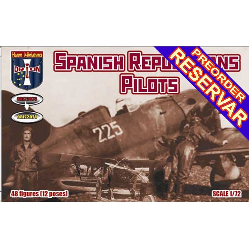PILOTOS FUERZA AEREA REPUBLICA ESPAÑOLA -Escala 1/72- Orion 72073