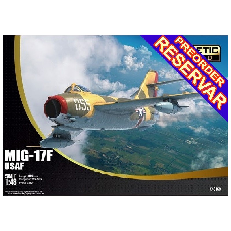 MIKOYAN GUREVICH MIG-17F FRESCO "U.S. Air Force" -Escala 1/48- Kinetic K48169