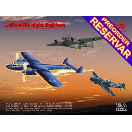 SET CAZAS NOCTURNOS LUFTWAFFE (Bf-109E-4, FW 189A-1, Do 17Z-10) -Escala 1/72- ICM 72209