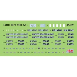 McDonnell Douglas Helicopters MH-6J Little Bird "US Special Forces"  -Escala 1/48- ICM 48369